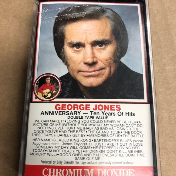 (10) Cassettes 3 Stars one Price George Jones Tammy Wynette and Merle Haggart - Picture 7 of 10